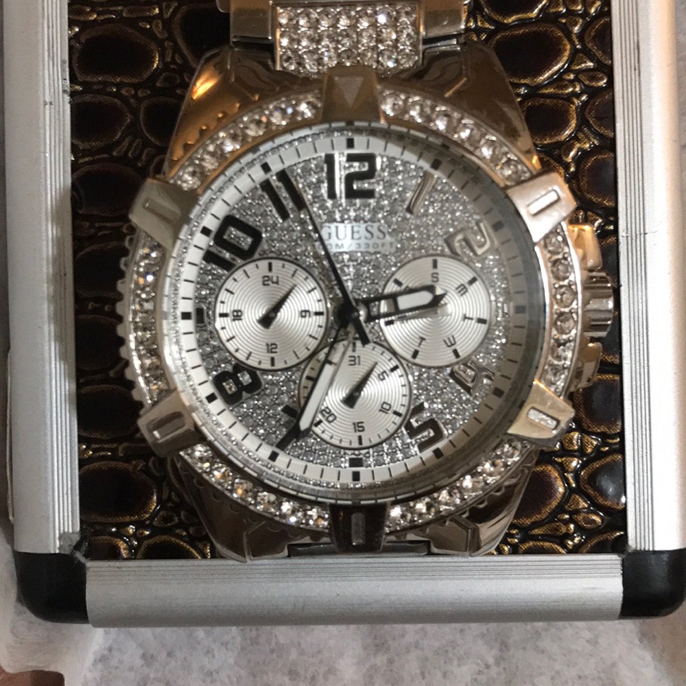 White Gold Guess watch